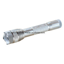Aluminum Police Security Flashlight with 18500 Lithium Battery